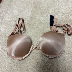 Victoria's Secret Satin Tan Push-Up Bra